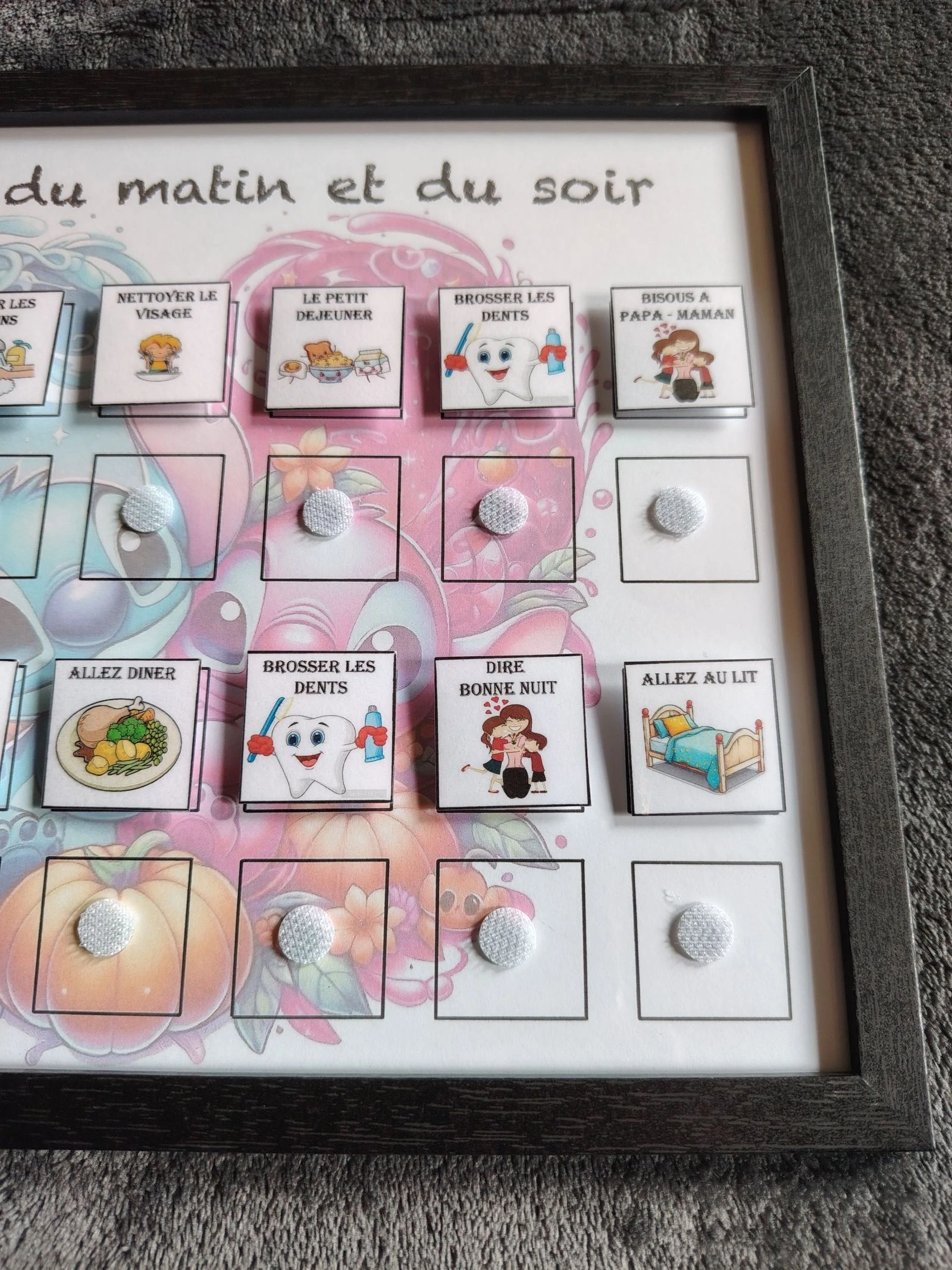 Cadre stitch ma routine du matin et du soir – photo 3